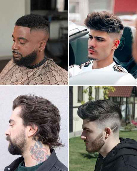 Cortes de cabelo masculino com barba 2023