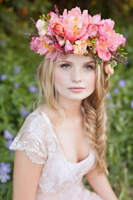 penteado-de-noiva-com-flores-67-17 Penteado de noiva com flores
