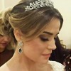 Penteados de noiva com tiara de princesa