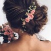Penteados para casamento coque flor