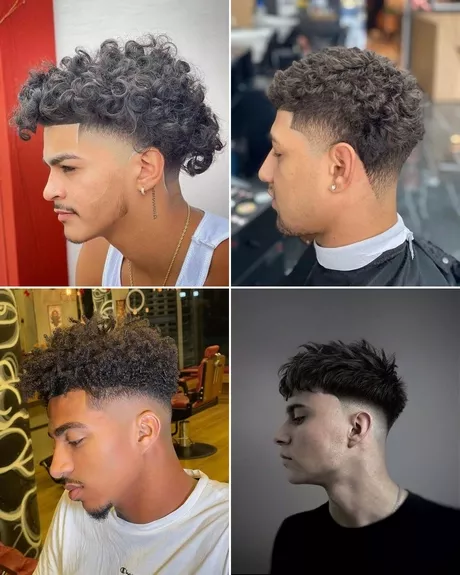 Penteado de cabelo masculino 2024